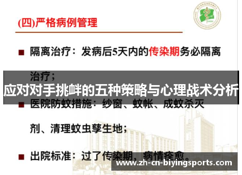 应对对手挑衅的五种策略与心理战术分析