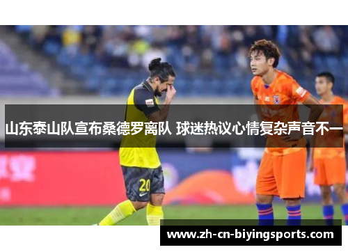 山东泰山队宣布桑德罗离队 球迷热议心情复杂声音不一