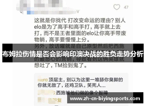 布姆拉伤情是否会影响印澳决战的胜负走势分析